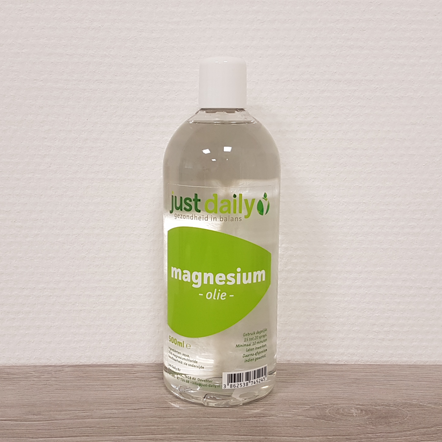 Vlek leeftijd Schilderen Magnesium Olie 500 ml – Just-Daily